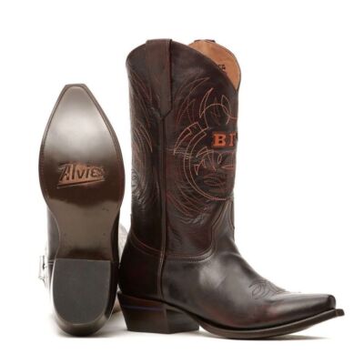 NEW Alvies Billy Gibbons ZZ Top BFG ''Sharp Dressed'' 11 DE Western Cowboy Boot