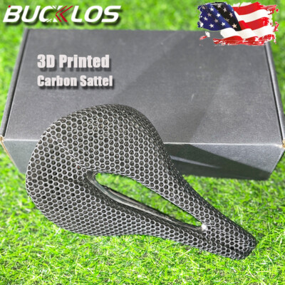  3D Printed Bicycle Saddle Ultralight Carbon Fibre Saddle 240X143mm Bike Cushion