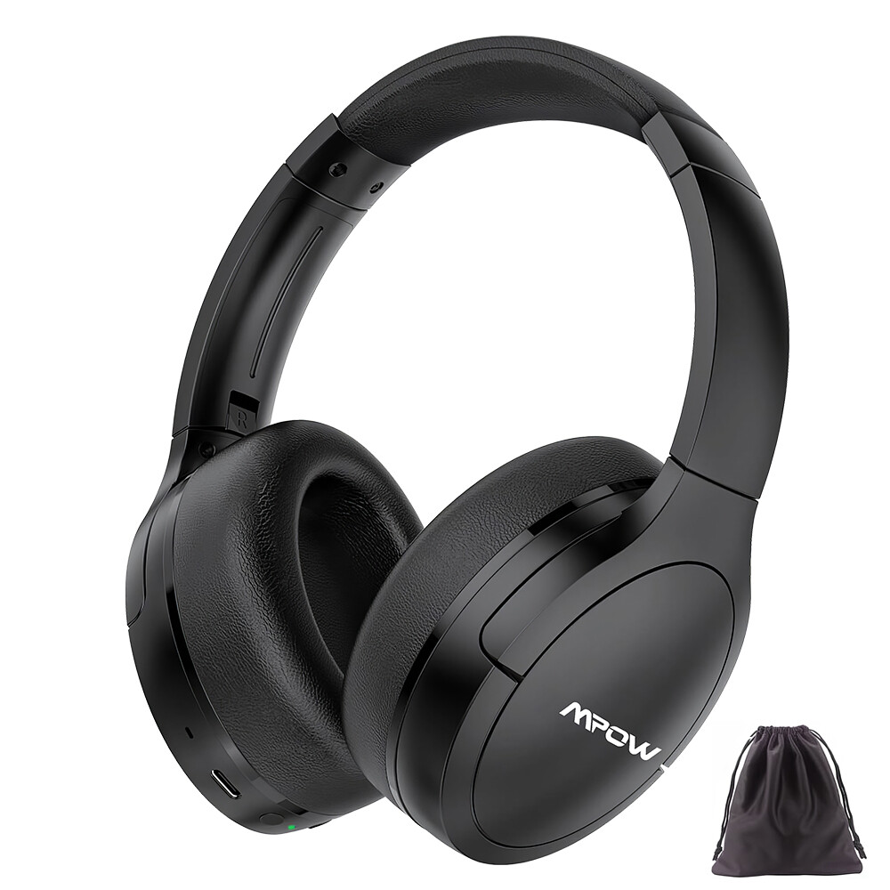 Mpow Bluetooth Wireless Over Ear Headphones Active Noise Cancelling Bass Headset