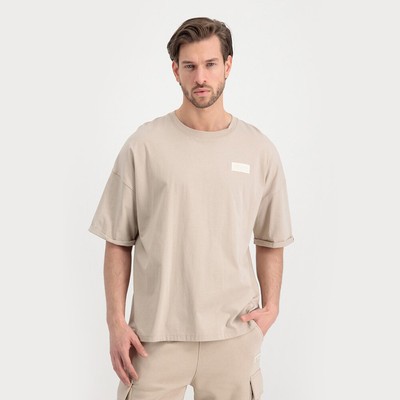 

Alpha Industries Organics OS Roll-Up Lifestyle Футболка Мужская органический бежевый, Alpha Industries Organics OS Roll-Up Lifestyle T-Shirt