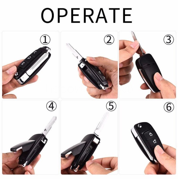 1080P Mini Car Key Fob Camera DVR Night Vision Cam HD Video Recorder Portable US - Image 8