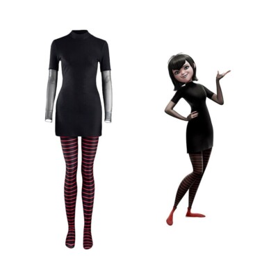 Hotel Transylvania Cosplay Mavis Dracula Costume Cloak Dress