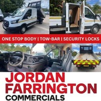 2020 '70 reg' FORD TRANSIT UTILITY CAB TIPPER TWIN RWD EURO 6 ONESTOP ALLOY BODY
