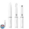TOUCHBeauty Face Eyebrow Nose Ear Hair Trimmer, All-in-ONE Hair Remover for Women and Men, Dual Blades Shaver Battery Powered Upgraded Version TB-1458(White)