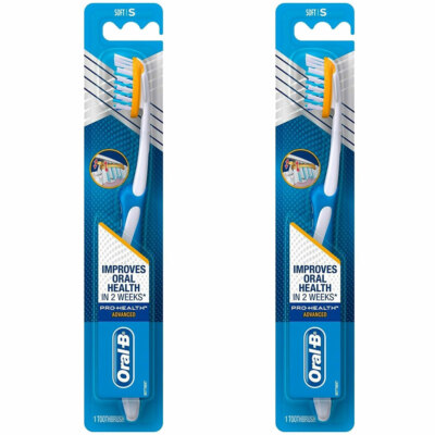 Pack of (2) New ORAL-B Pro Health Clinical Pro Flex Soft Toothbrush