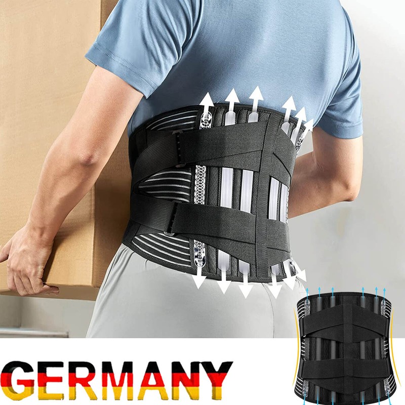 RÃ¼Ckenbandage Atmungsaktiver RÃ¼Cken StÃ¼TzgÃ¼Rtel LendenwirbelstÃ¼Tze Pain Relief