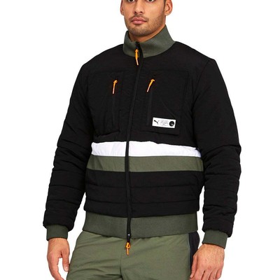 

Puma Parquet Puffer FullZip Jacket Мужская черная повседневная спортивная верхняя одежда 599940-0, Черный, Puma Parquet Puffer FullZip Jacket