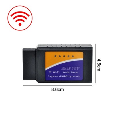 Obd2 Car Scanner Mini Elm327 Diagnostic Adapter Tester Wireless Wifi Bluetooth C