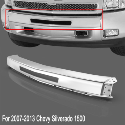 Chrome Steel Front Bumper Impact Face Bar For Chevy Silverado 1500 07-13 New