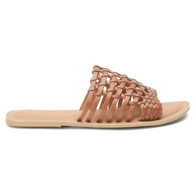 

Женские коричневые повседневные сандалии BEACH by Matisse Anchor Slide ARUBA-184, Коричневый, BEACH by Matisse Anchor Slide