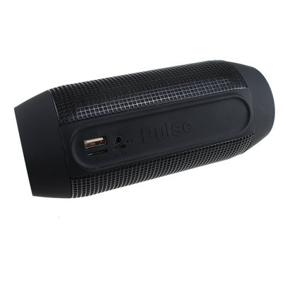 AGPtEK Multicolor Glowing Wireless Bluetooth Speaker (Black)