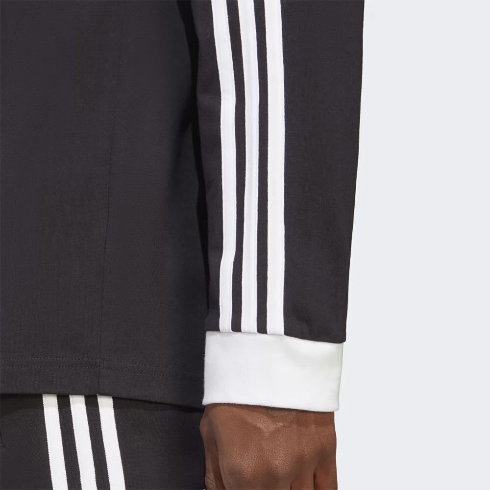 ◆adidas◆ 3S Long Sleeve Tee Black IA4877 adidas ADICOLOR CLASSICS 3-STRIPES LONGSLEEVE T-SHIRT