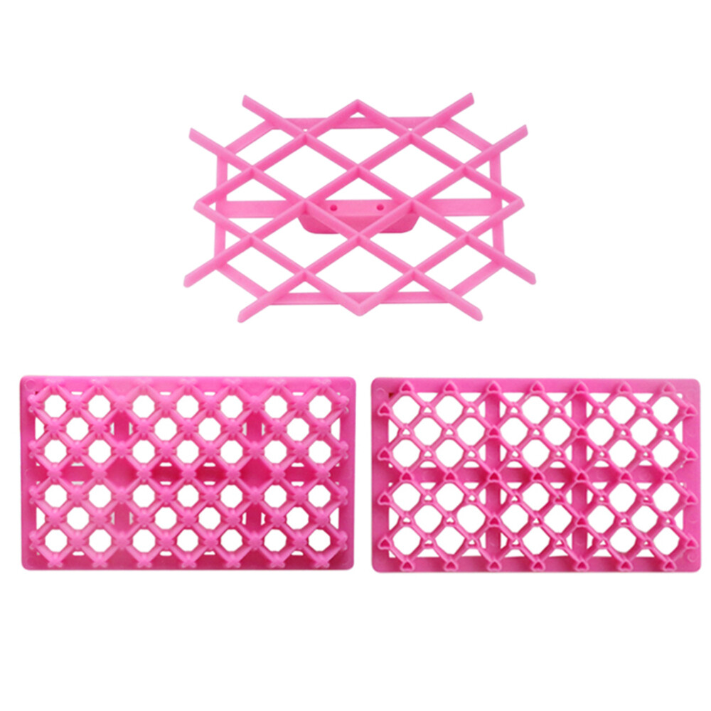4 Pcs Cake Mold Plastic Fondant Mould for Fondant Cake Candy Making | eBay