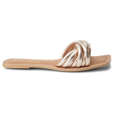 

Женские повседневные сандалии BEACH by Matisse Gale Slide, размер 6 M GALE-712, Золотой, BEACH by Matisse Gale Slide