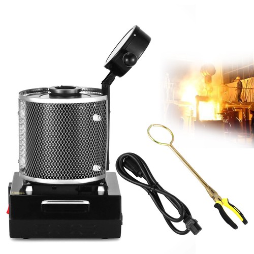 Generic Automatic Melting Furnace Red/Black Melt 2kg 110V 50Hz/1500W 31x36x37CM