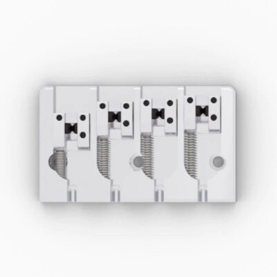 NEW - Hipshot A Brass Bass Bridge For Fender American Standard - CHROME