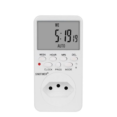 US EU UK Electronic Plug Outlet Digital Display Timer AC110 AC230V Timer Socket
