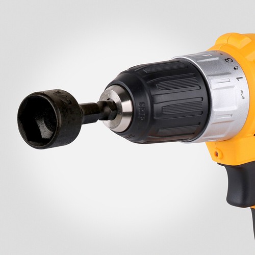 22PCS Power Nut Driver Bit Set Quick Change MM & SAE Impact 1/4" Hex Shank