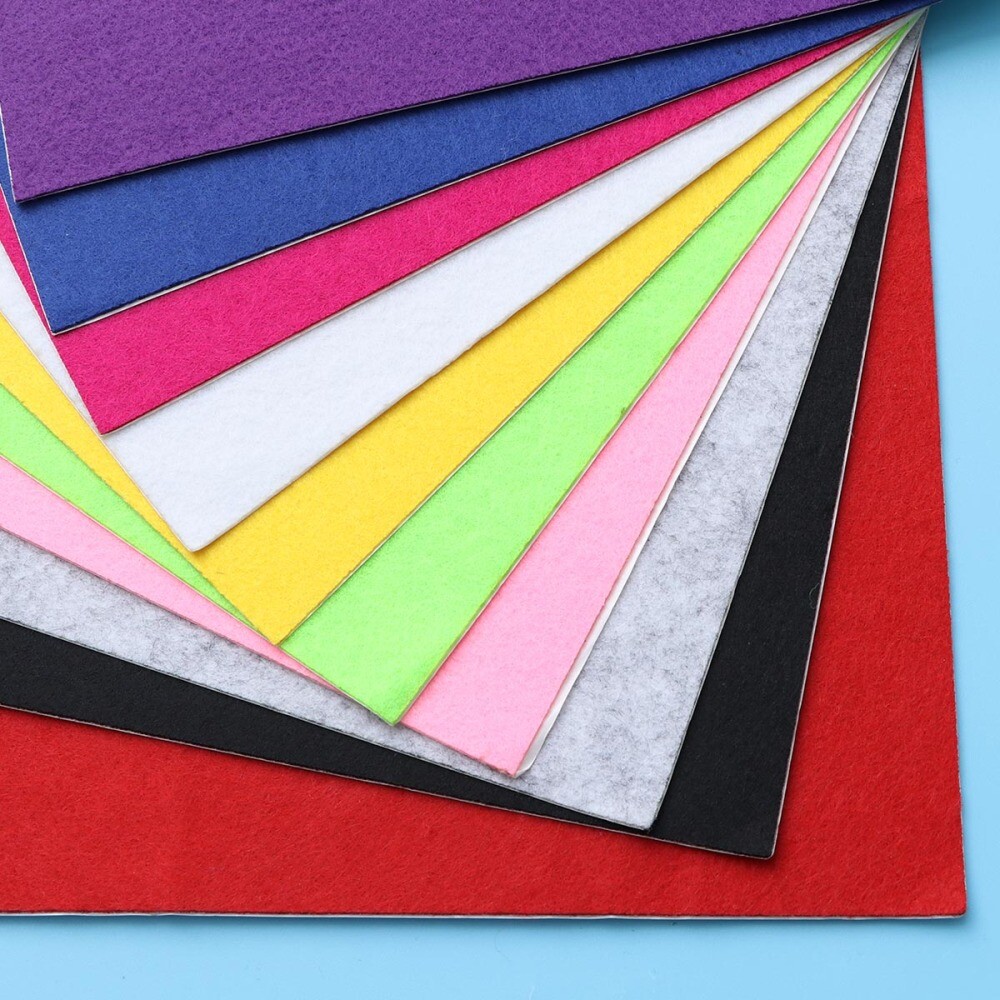 15 Pcs Adhesive Back Felt Sheets Fabric Sticky Back Sheets SelfAdhesive eBay