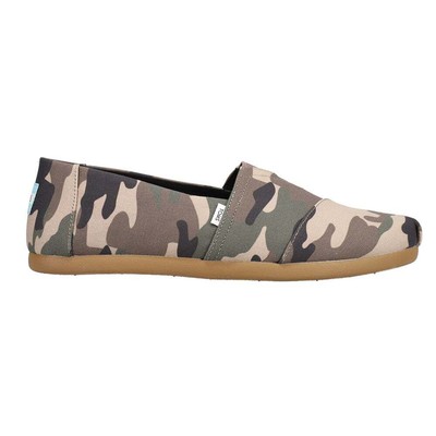 

Мужские зеленые повседневные туфли без шнуровки TOMS Alpargata Camo 10016931T, Зеленый, TOMS Alpargata Camo Slip On