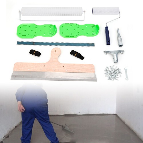 Self Leveling Cement Kit Handheld Floor Epoxy Paint Roller Blade