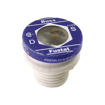 BUSSMANN S-12 Plug Fuse,S Series,12A,PK4 1CZ12