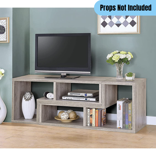 Console Table Shelf Light Gray