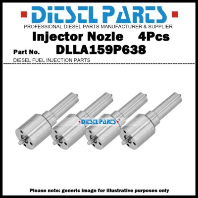 4x Fuel Injector Nozzle Tips DLLA159P638 for Mercedes Benz Atego 1117 1217 OM904