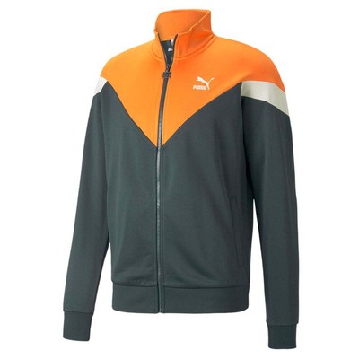 

Мужская спортивная куртка Puma Iconic Mcs Full Zip, размер , повседневная спортивная верхняя одежда 530, Зеленый, Puma Iconic Mcs Full Zip Track Jacket