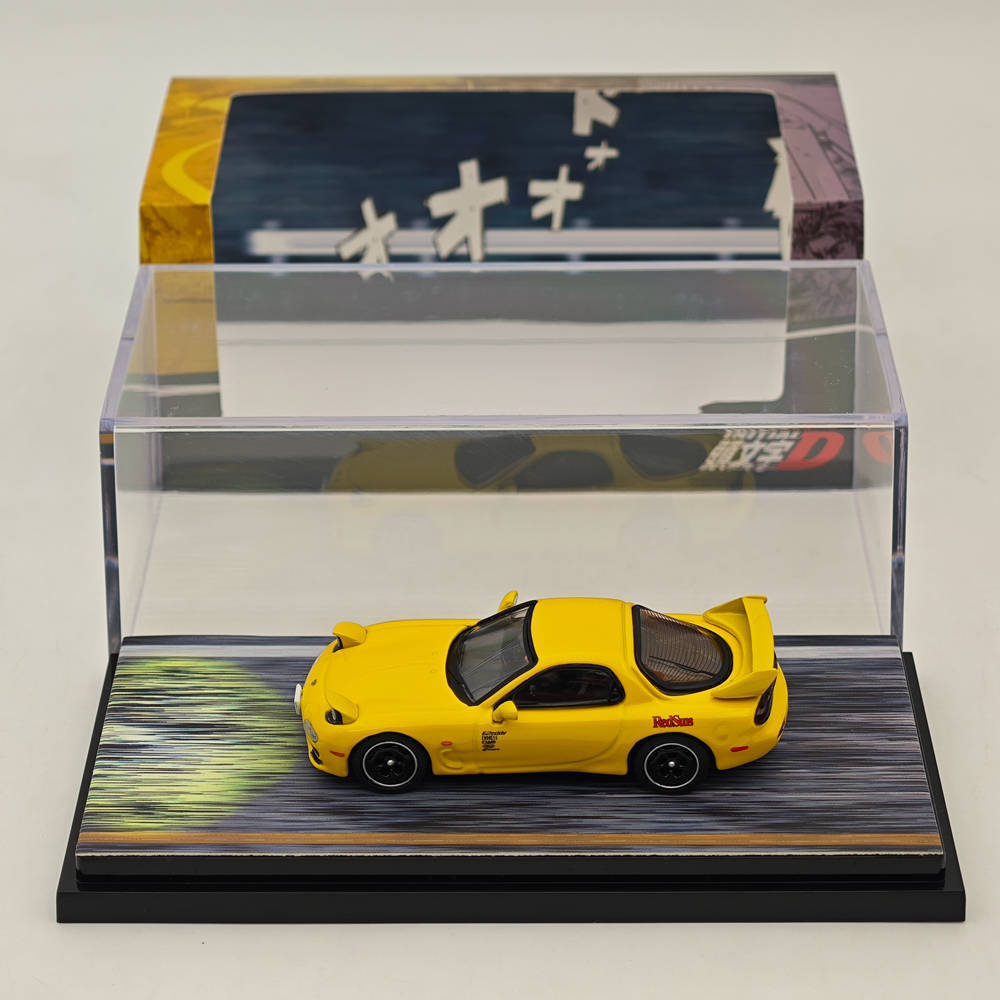 Hobby Japan 1/64 Mazda RX-7 FD3S RedSuns Initial D Open