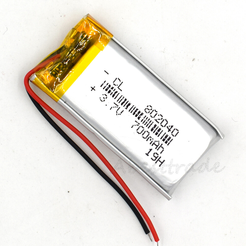 3.7V 700mAh Lipolymer Rechargeable 802040 Cell Battery For GPS Speaker Reader