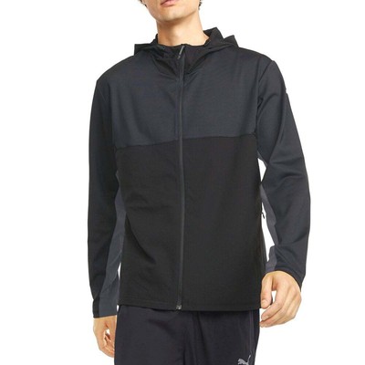 

Puma Cooladapt Running Jacket Mens Black Coats Куртки Верхняя одежда 520848-01, Черный, Puma Cooladapt Running Jacket