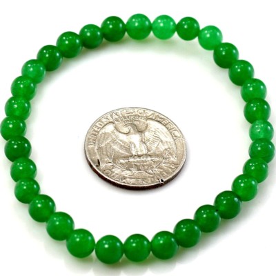 4mm Handmade Round Beaded Bracelet Stretch Healing Pristine Natural Gemstone Kid