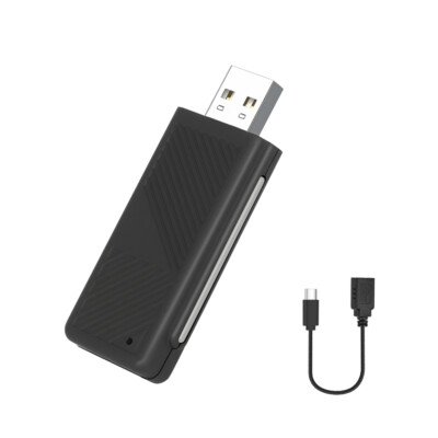 Wireless Apple Carplay Adapter BT Wired to Wireless Dongle for iPhone USB/Type-C