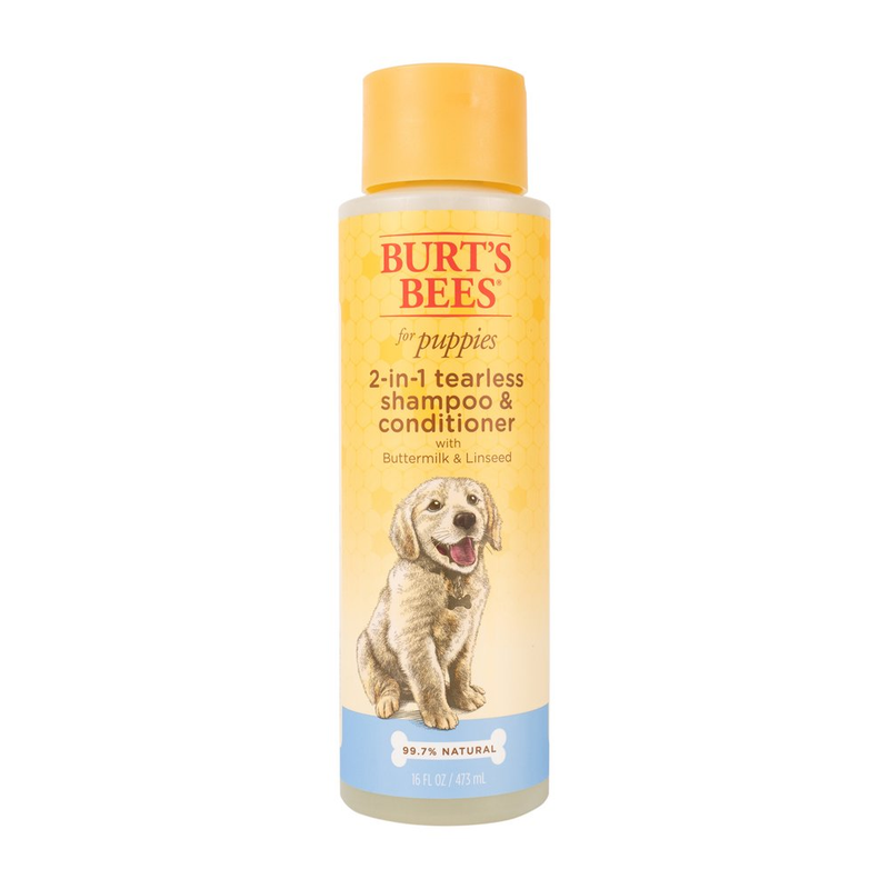 Burt'S Bees Natural Pet Care Tearless 2 in 1 Puppy Shampoo and Conditioner with