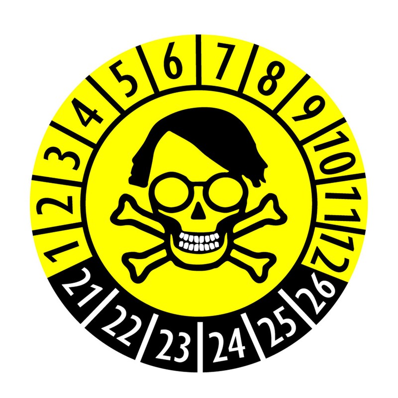 Fun Aufkleber Lauterbachs Impf-Plakette 10 StÃ¼Ck