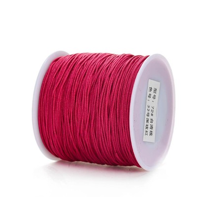 Multicolor Nylon Thread Strings Cords Bracelet Necklace Meeting Ropes String 95m
