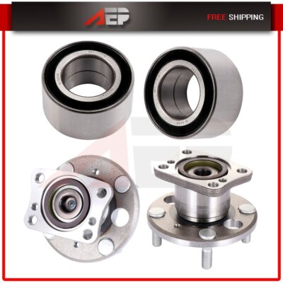 Set 4 Front Rear Left Or Right Side Wheel Hub Bearing For Ford Fiesta 2011-2012