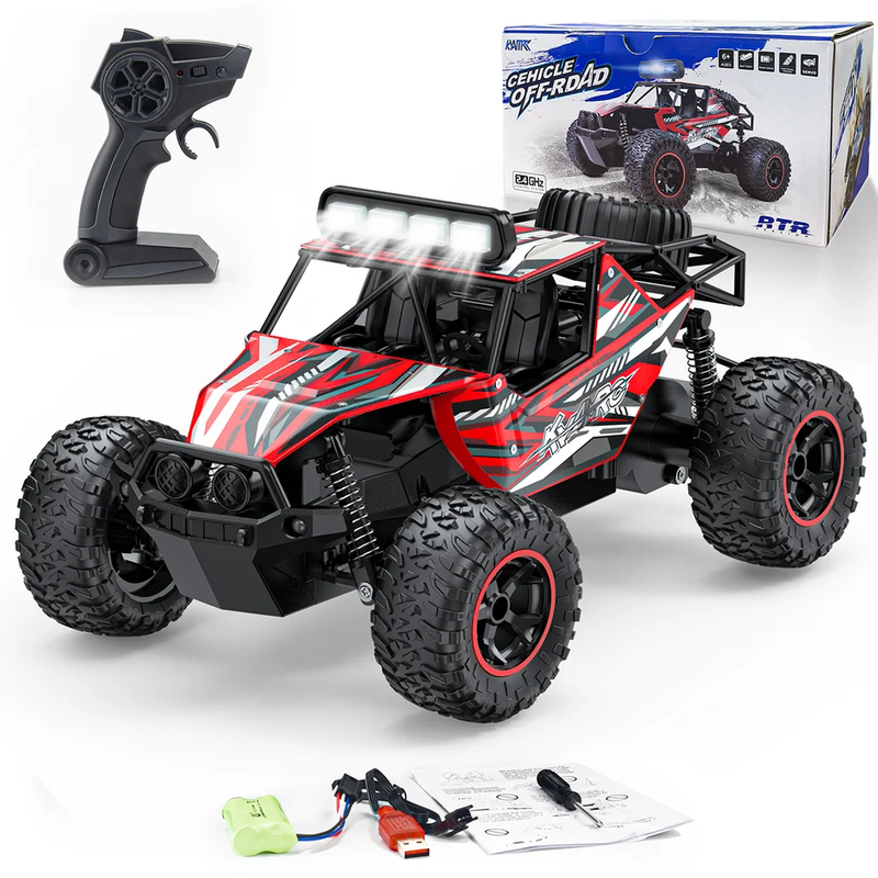 , 1:16 Scale High Speed Rc Cars Toys, 2.4ghz Rc Monster Trucks
