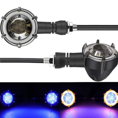 Motorcycle Flowing LED Turn Signal Blinkers Indicator DRL Light For Yamaha Honda