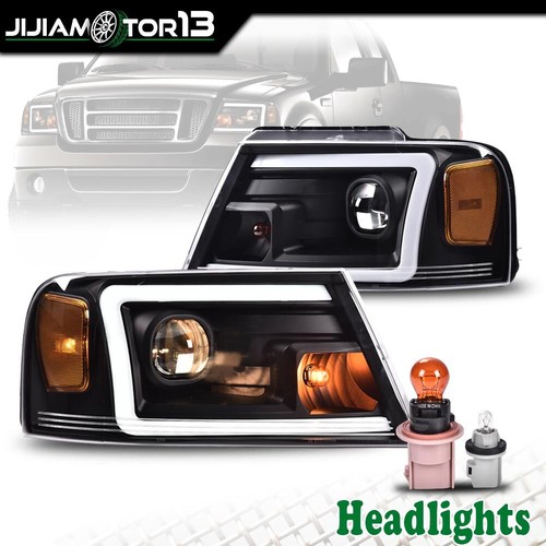 Fit For Ford F-150 04-08 Mark LT LED DRL Projector Headlights lamp Left & Right