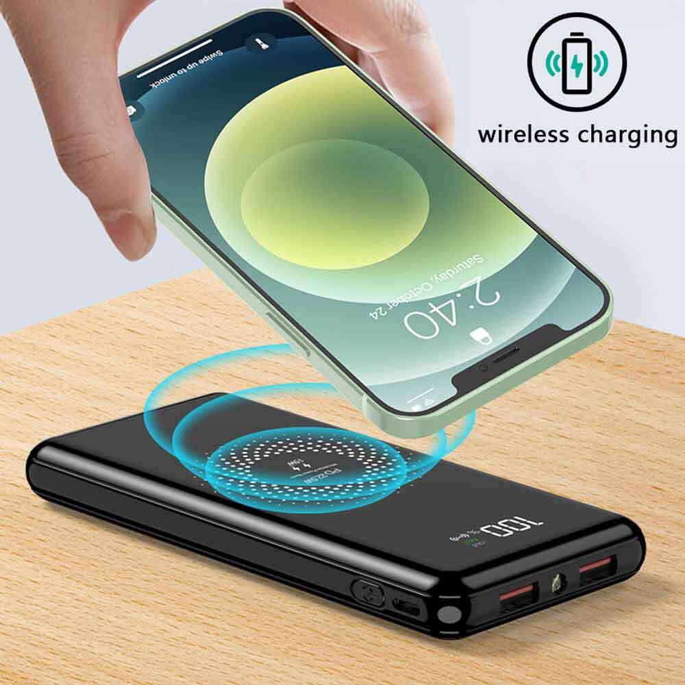 1000000mAh 2 USB Backup External Battery Power Bank Pack Charger for Cell Phone