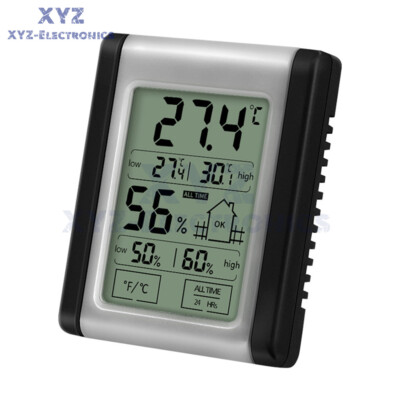 iPower Digital Hygrometer Indoor Thermometer Temperature Humidity Monitor Gauge