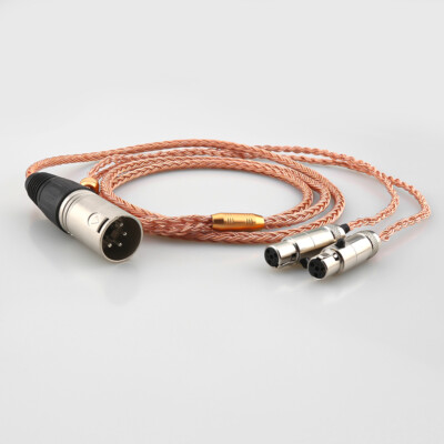 16 Cores 7N OCC Copper Headphone Cable For Audeze LCD-3 LCD-2 LCD-X LCD-XC