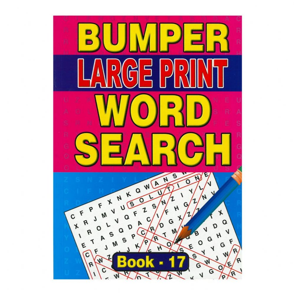 a4 bumper word search large jumbo print 129 puzzles each book fast