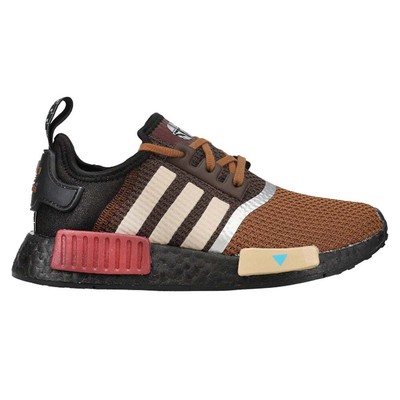 

adidas GZ2745 Kids Boys Nmd_R1 X Star Wars Mandalorian Кроссовки на шнуровке Обувь, Коричневый, adidas Nmd_R1 X Star Wars Mandalorian Lace Up