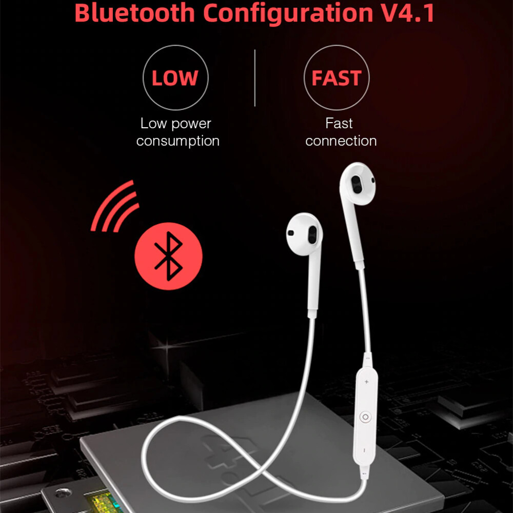 Bluetooth Wireless Headphones Headsets Earphone Neckband Sport Earbuds With Mic