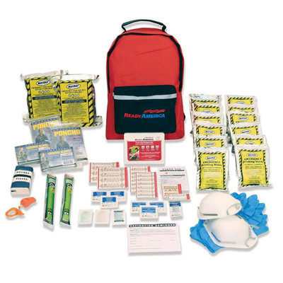 Emergency Food and Water for 2 People 3-Day Kit with Backpack 5-Year Shelf Life