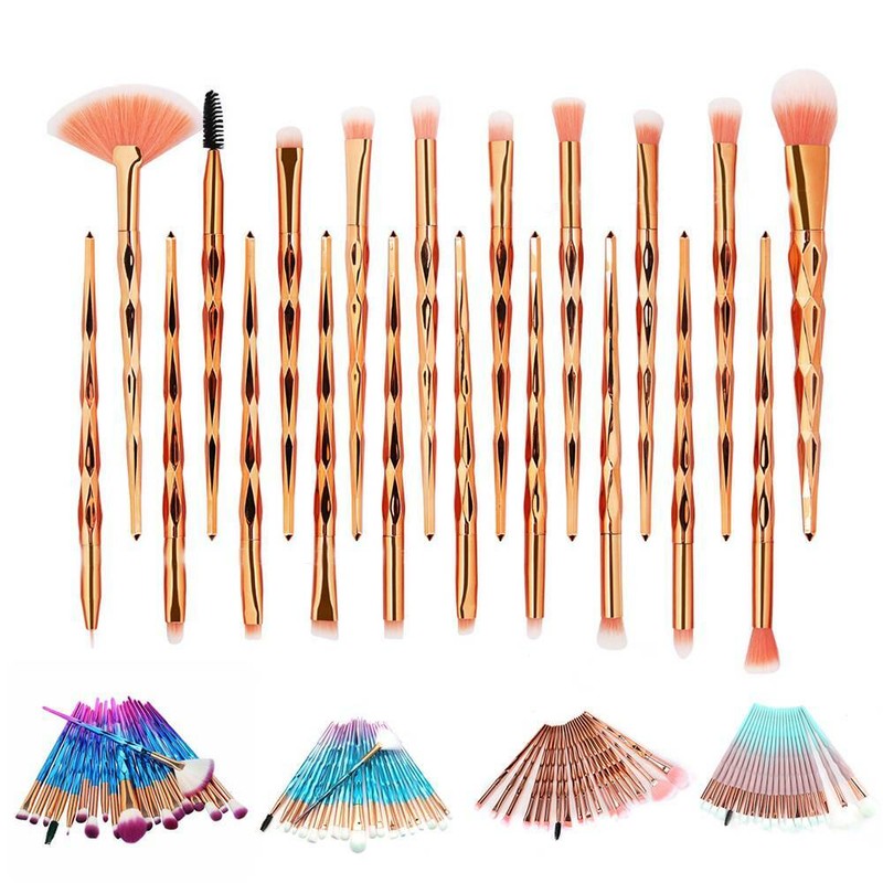 20stk Das neue Kosmetik Pinsel Brush Make Up Bürste Schminkpinsel Satz Pinselset