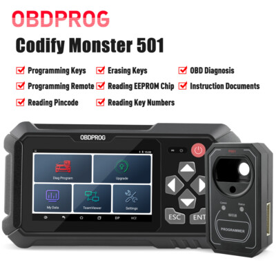 Car Key Immobiliser Programmer IMMO Auto Key Master OBD2 Scanner For Locksmith